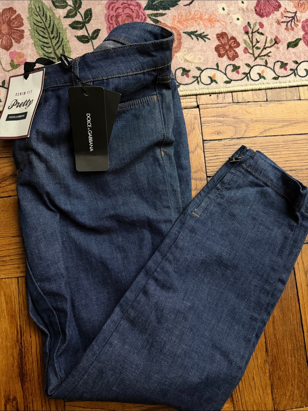 Dolce & Gabbana women’s  Indigo pretty Jeans size 46 EURO 8-10 us
